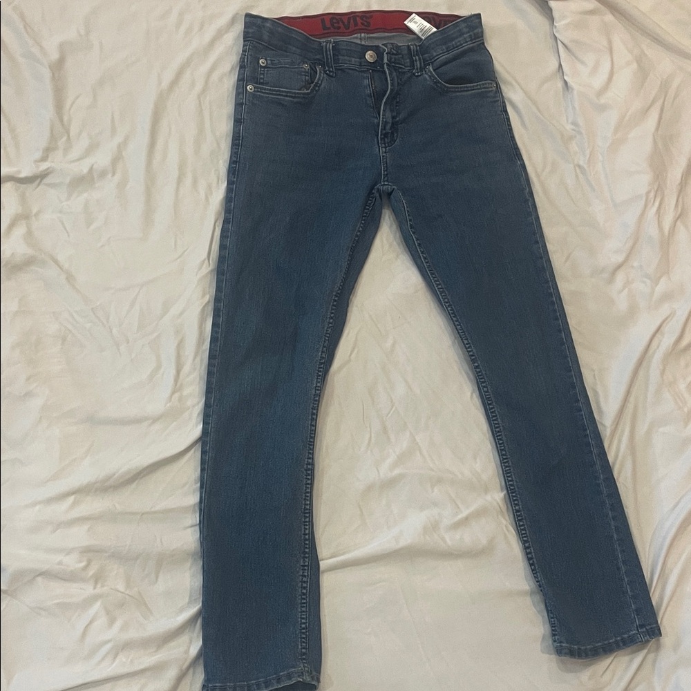 Levi's Boys Youth Slim Jeans in Classic Blue